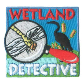 Wetlands iron-on patch item