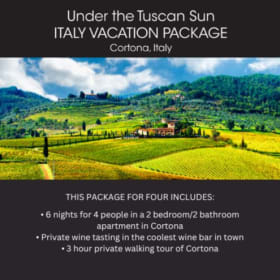 27. Under the Tuscan Sun - Italy Vacation Package for 4 item