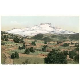 Postcard 1 - Fisher's Peak, Trinidad, CO item