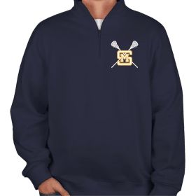 Men's 1/4 zip  Sport-tek embroidered logo (fitted waist) item