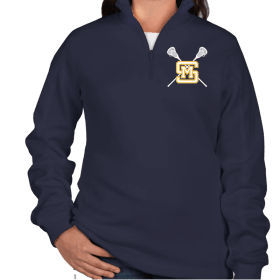 Mom's 1/4 zip Sport-tek embroidered logo (straight hem) item