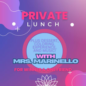 Exclusive Lunch and Coloring Experience with Mrs. Marinello item