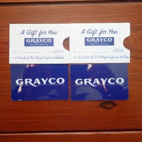 Grayco Hardware and Home - Two $25.00 Gift Cards item