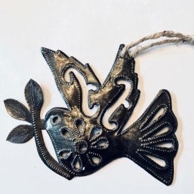 3" Dove Tin Art Tree Ornament by Vladimir item