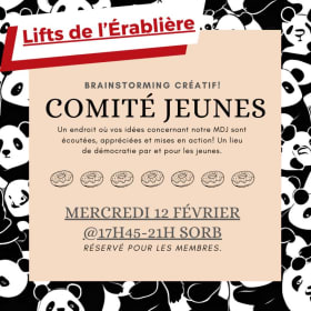 Comité jeunes (LIFTS ÉRAB) - 12 février @17h45-21h SORB item