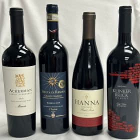 Four bottles of wine item