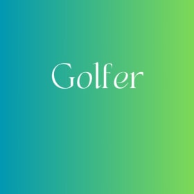 Golfer Registration item
