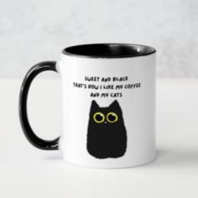 Black Cats Coffee Mug item