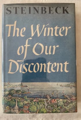 First Edition Steinbeck's "The Winter of Our Discontent" item