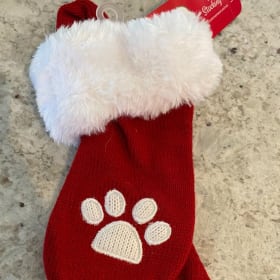 2 Paw Christmas Stockings (Option 2) item