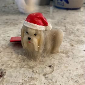 White Dog Ornament item