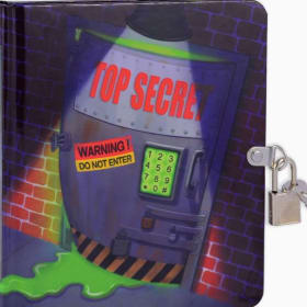 Diary: Top Secret Glow in the Dark Lock and Key item