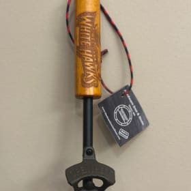 25. Fire poker with custom Mound Westonka White Hawks handle item