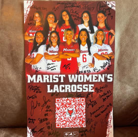 Signed 2025 Marist Women’s Lacrosse Team Schedule item