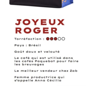 Café Joyeux Roger - mouture espresso - 250 g item
