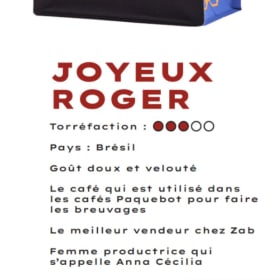 Café Joyeux Roger - mouture filtre - 250 g item
