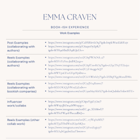 Editing Services from Emma Craven item