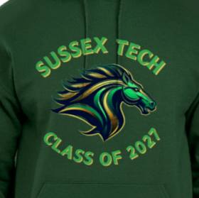 2027 Tech Green Hoodie item