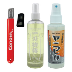 Tool Care Maintenance Kit: Sharpener, Sap Remover, Oil item