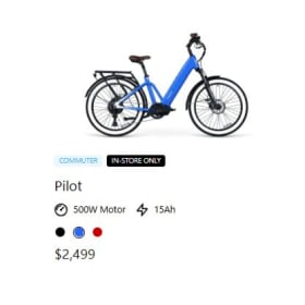 E-bike: Magnum Pilot $2,500 Retail item