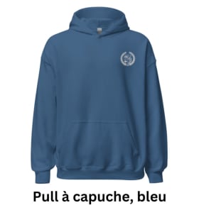 Pull à capuche, bleu item