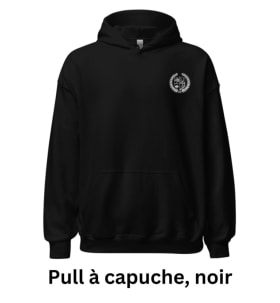 Pull à capuche, noir item