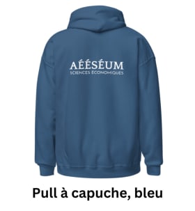 Pull à capuche, bleu item