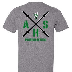 AHS POWERLIFTING LIFTER SHIRT item