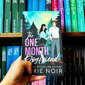 Annotated & signed paperback of The One Month Boyfriend item
