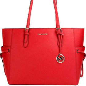 Michael Kors Gilly Drawstring Large Top Zip Tote Bright Red item