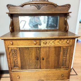 Antique Solid Buffet item