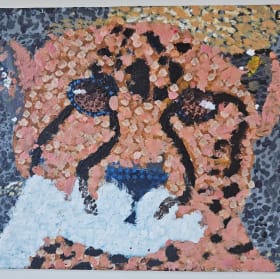 Cheetah - 8x10 Acrylic on Canvas item