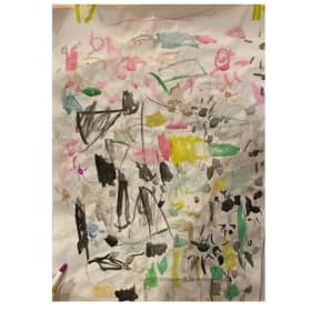 Winter Shapes - approx 11x16 Watercolor on Paper item