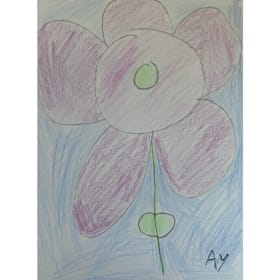 Spring Flower - 10x8 Pencil Drawing item