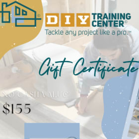 $150 DIY Training Center gift certificate (a) item