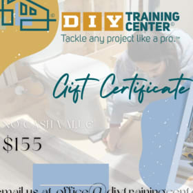 $155 gift certificate to DIY Training Center (b) item