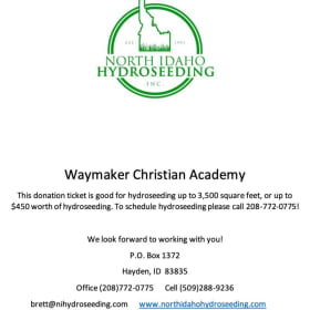 Item #2 - Hydroseeding item