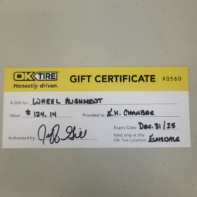 Wheel Alignment item