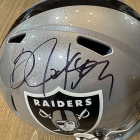 Bo Jackson Oakland Signed Authentic Speed Helmet w/ COA! item