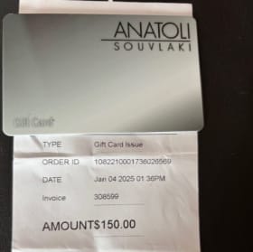 The Greek by Anatoli Gift Card - North Vancouver item