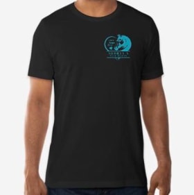 Black w/ Blue Logo - Adult & Youth Sizes item