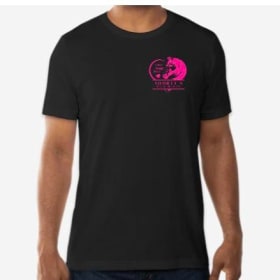 Black w/ Pink Logo - Adult & Youth Sizes item