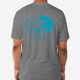 Grey w/ Blue Logo - Adult ONLY item