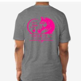 Grey w/ Pink Logo - Adult ONLY item