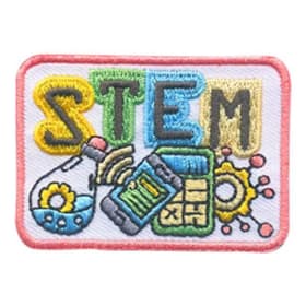 STEM iron-on patch for La Nube Field Trip item