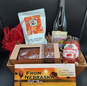 (Item #13)"Let's Stay Home Tonight" Basket by From Nebraska item