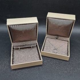 (Item #17) Gabriel & Co Sterling Earrings & Necklace item