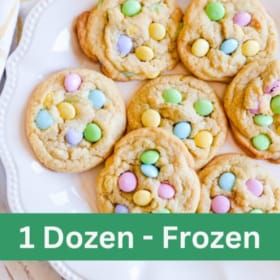 Easter M&M Cookies - Frozen Dough Balls (1 dozen) item