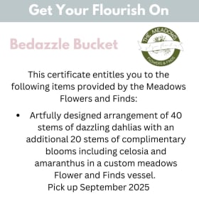 Bedazzle Bucket of Dahlias item