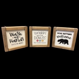 Potty Mouth Wood Block Trio item